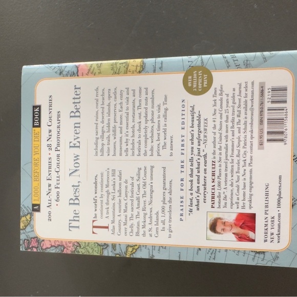 1,000 Places to See Before You Die Book Patricia Shultz Travel Life Coffee Table - Picture 13 of 15